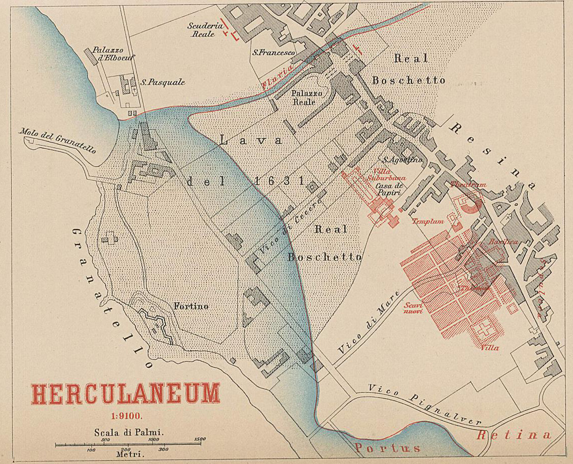 maps herculaneum